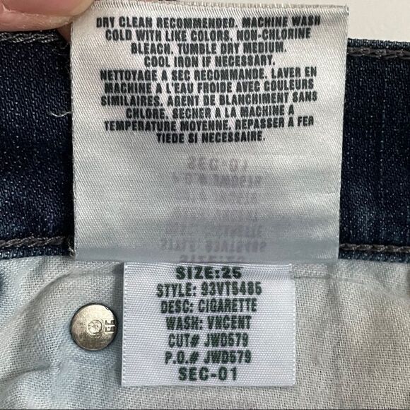 Joe’s Jeans Muse Cigarette Jeans In Vincent Wash Style: #93VT5485 Size 25 - Picture 13 of 13